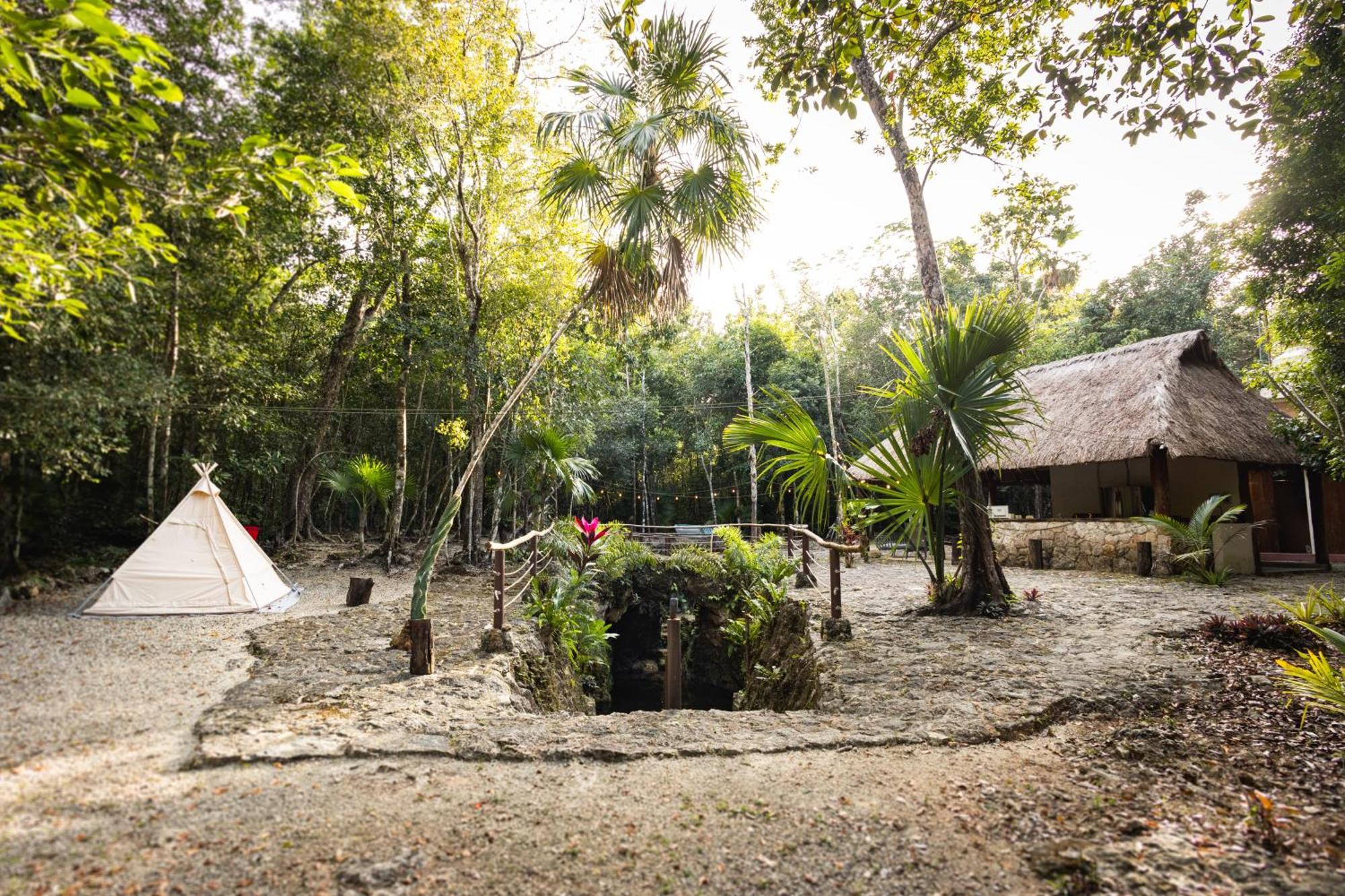 Cheel Lodge & Camping Puerto Morelos Exterior photo
